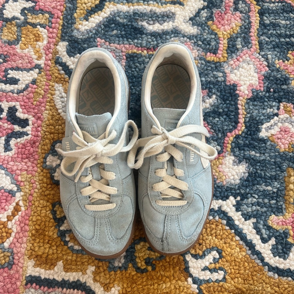 Puma Sky Blue Suede Palermo sneakers